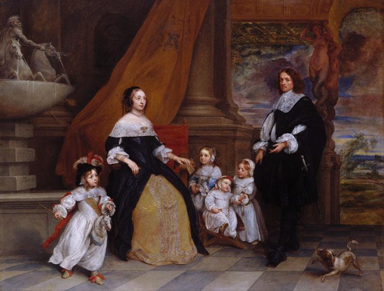Gonzales Coques The Family of Jan Baptista Anthonie (mk25` Sweden oil painting art